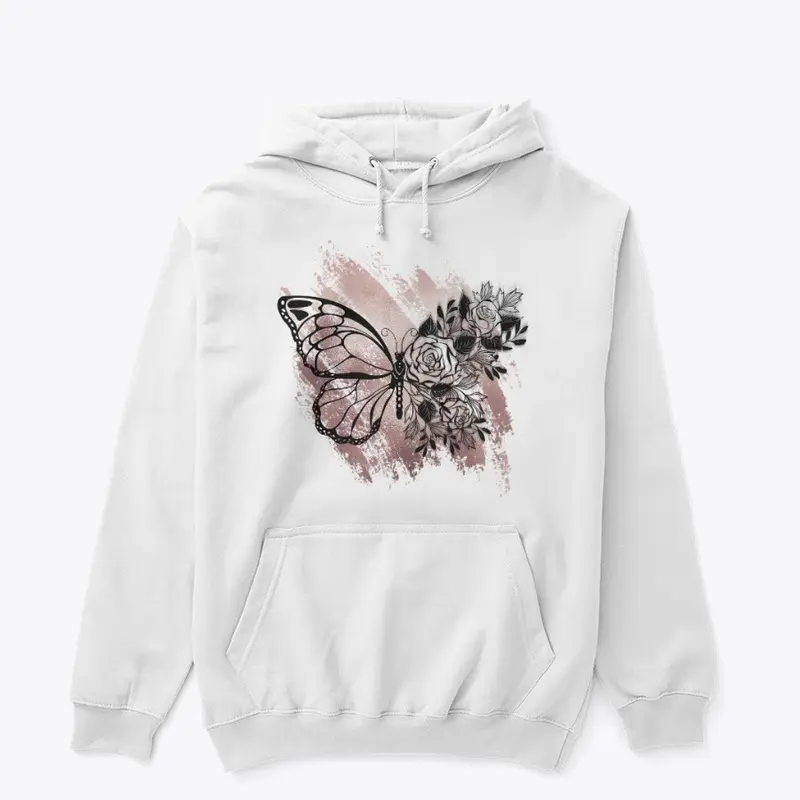 Butterfly w/ Warp Effect - Hoodie