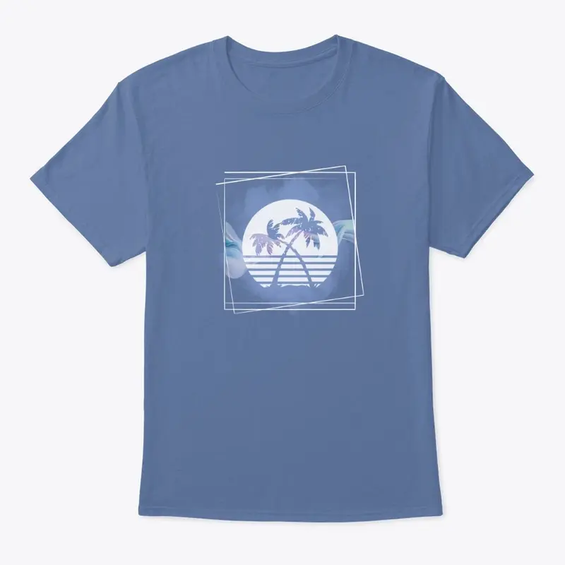 Palm Trees w/ Frame - T-Shirt