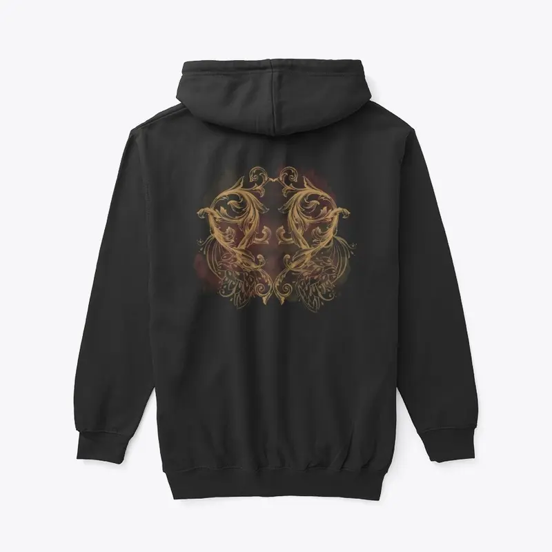 Intricate Heart w/ Colors - Zip Hoodie