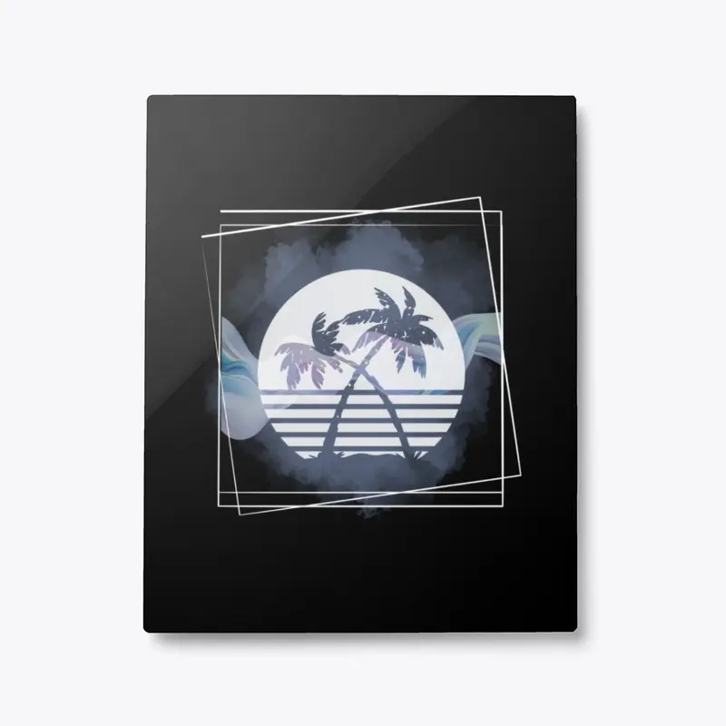 Palm Trees w/ Frame - Wall Art