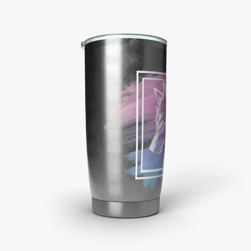 Wolf w/ Gradient - Stainless Tumbler