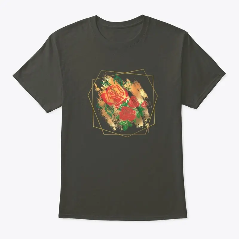 Roses w/ Gold - T-Shirt